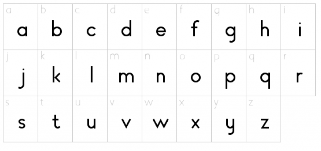 Letetrtype Kleuters digitaal! Lettertype voor kleuters - Kleuters digitaal!
