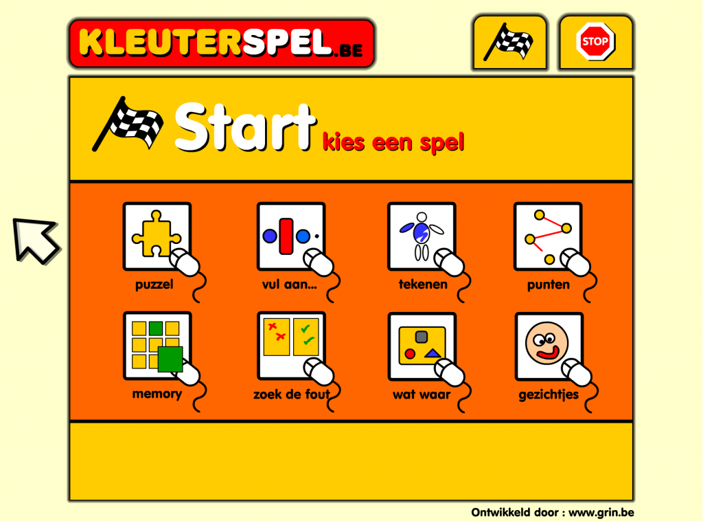 Kleuters Digitaal! Kleuterspel - Een Website Vol Leerzame Spelletjes ...